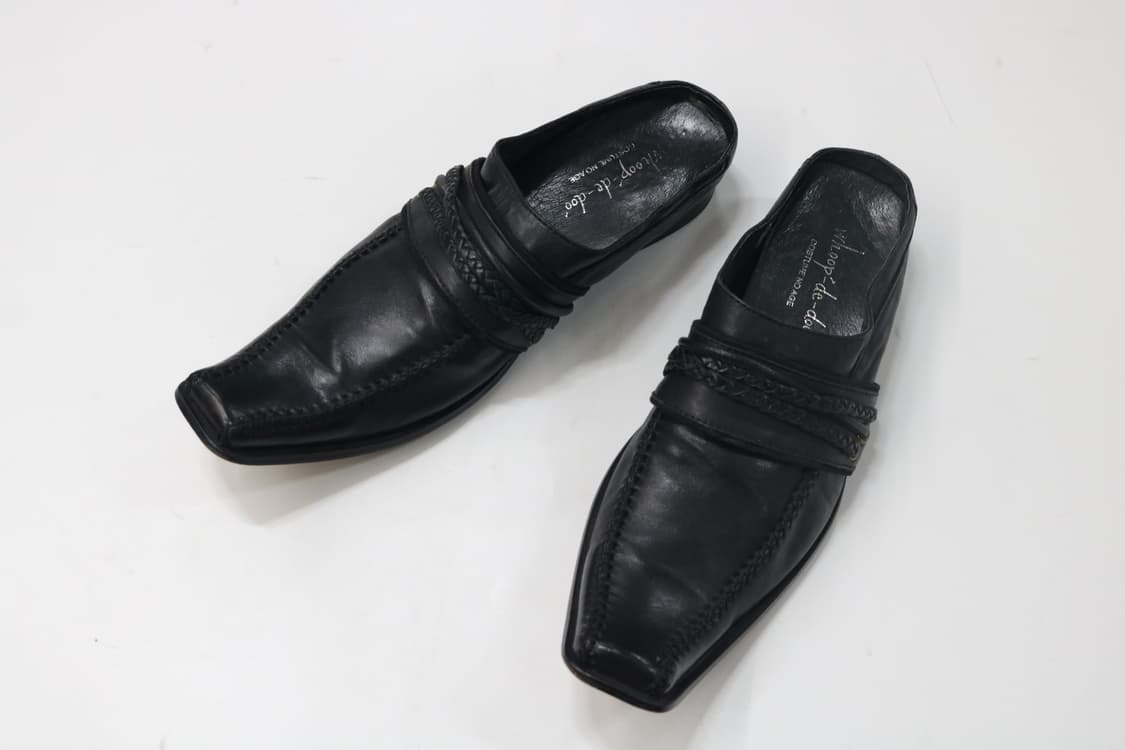 훕데두 스퀘어토 레더 뮬 상품이미지3