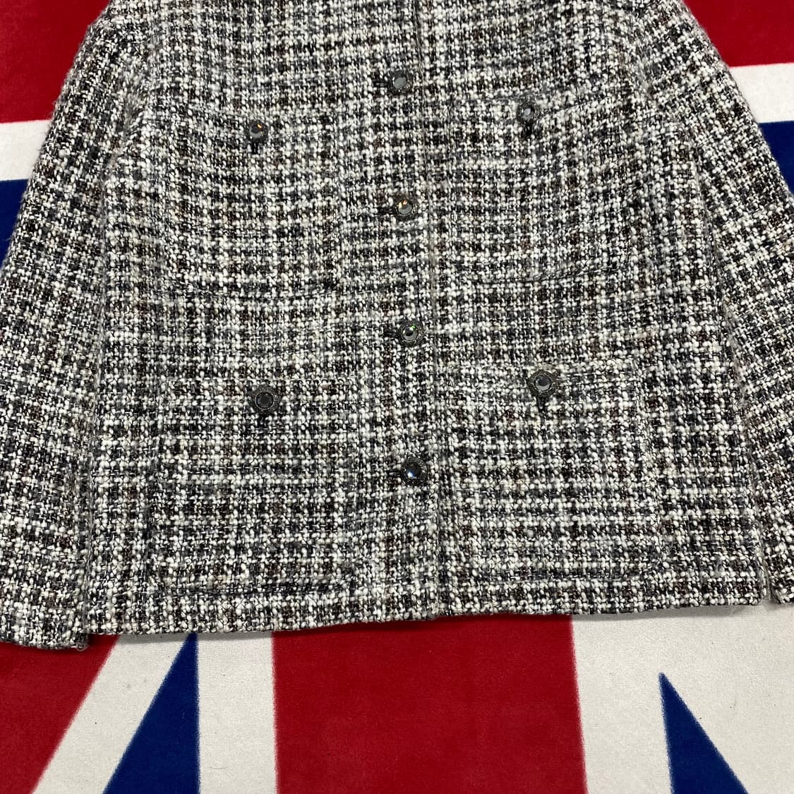 자라 트위드 셋업 상의 XS/하의M 상품이미지4