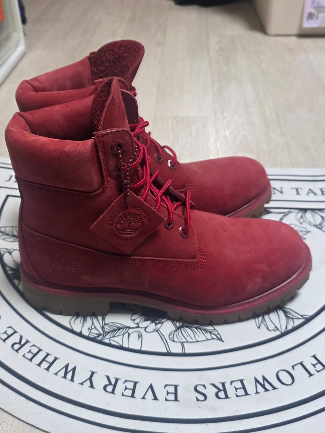 팀버랜드 6인치 워터프루프 프리미엄 레드부츠(250~255) 상품이미지1