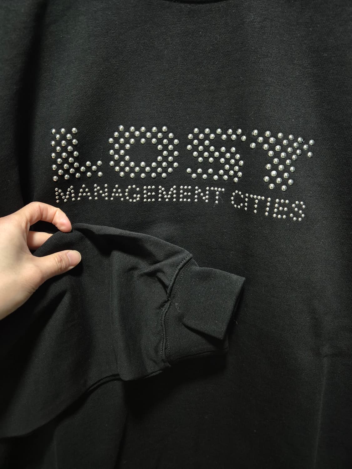 LMC 로스트 맨투맨 블랙 상품이미지5