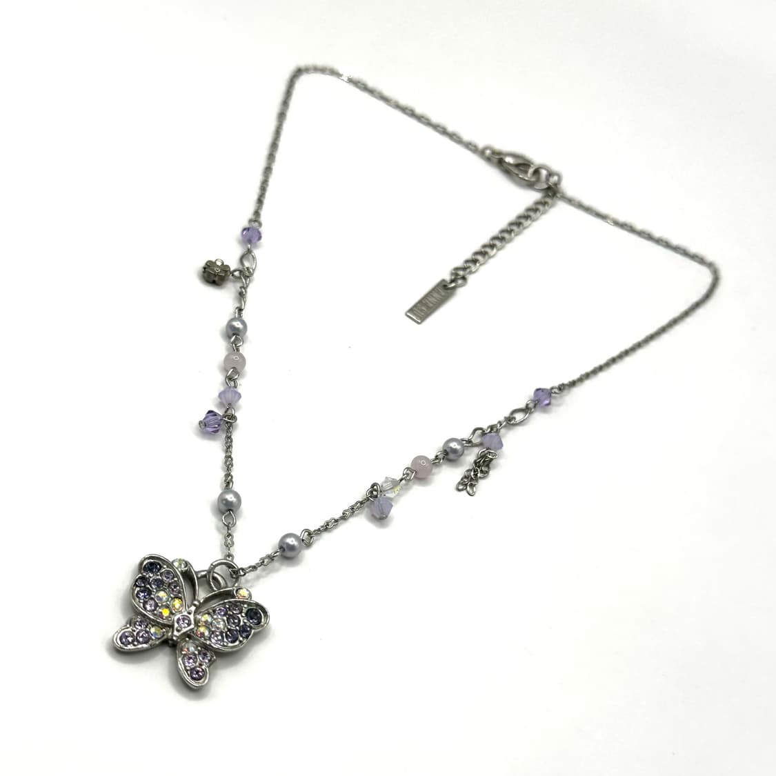 Annasui purple butterfly necklace 상품이미지1