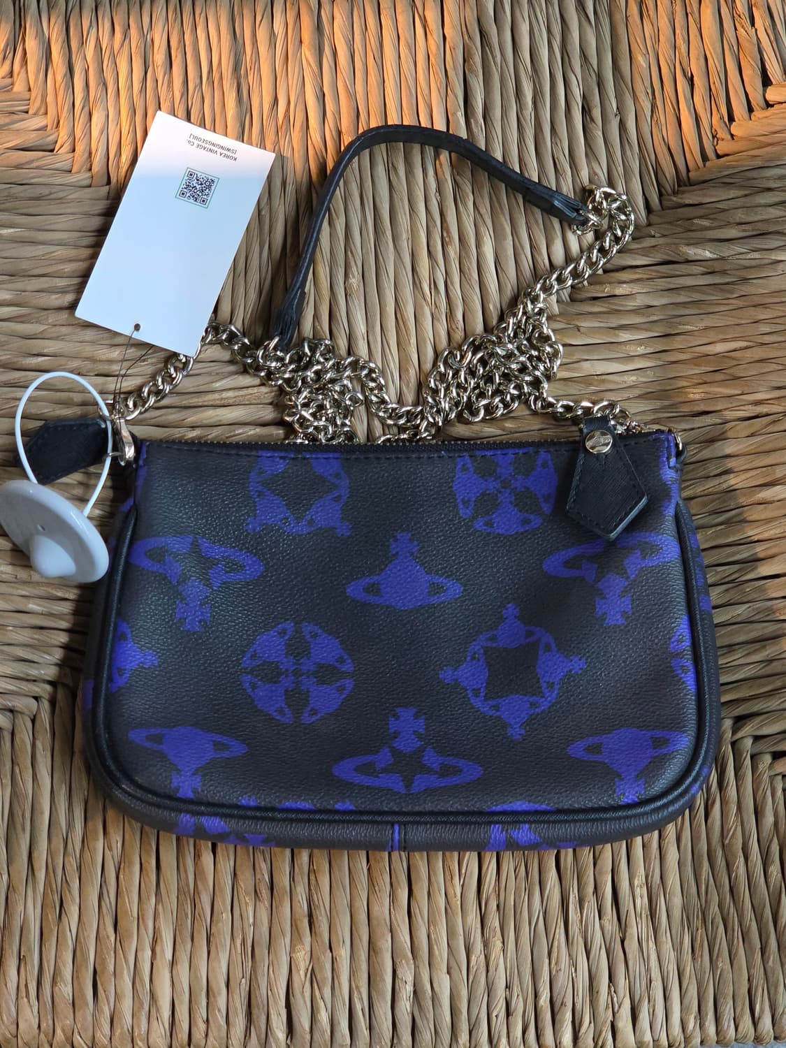 비비안웨스트우드 orb패턴 체인 크로스백 숄더백 상품이미지3