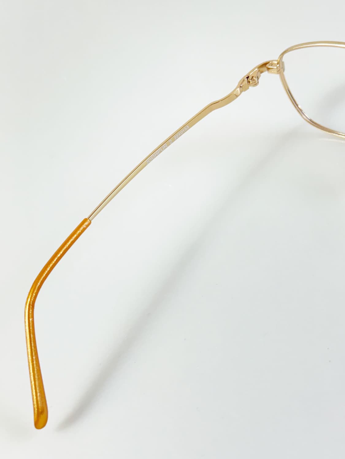 90s JODPHUR 골드 메탈 슬림 스퀘어 빈티지 안경 상품이미지7