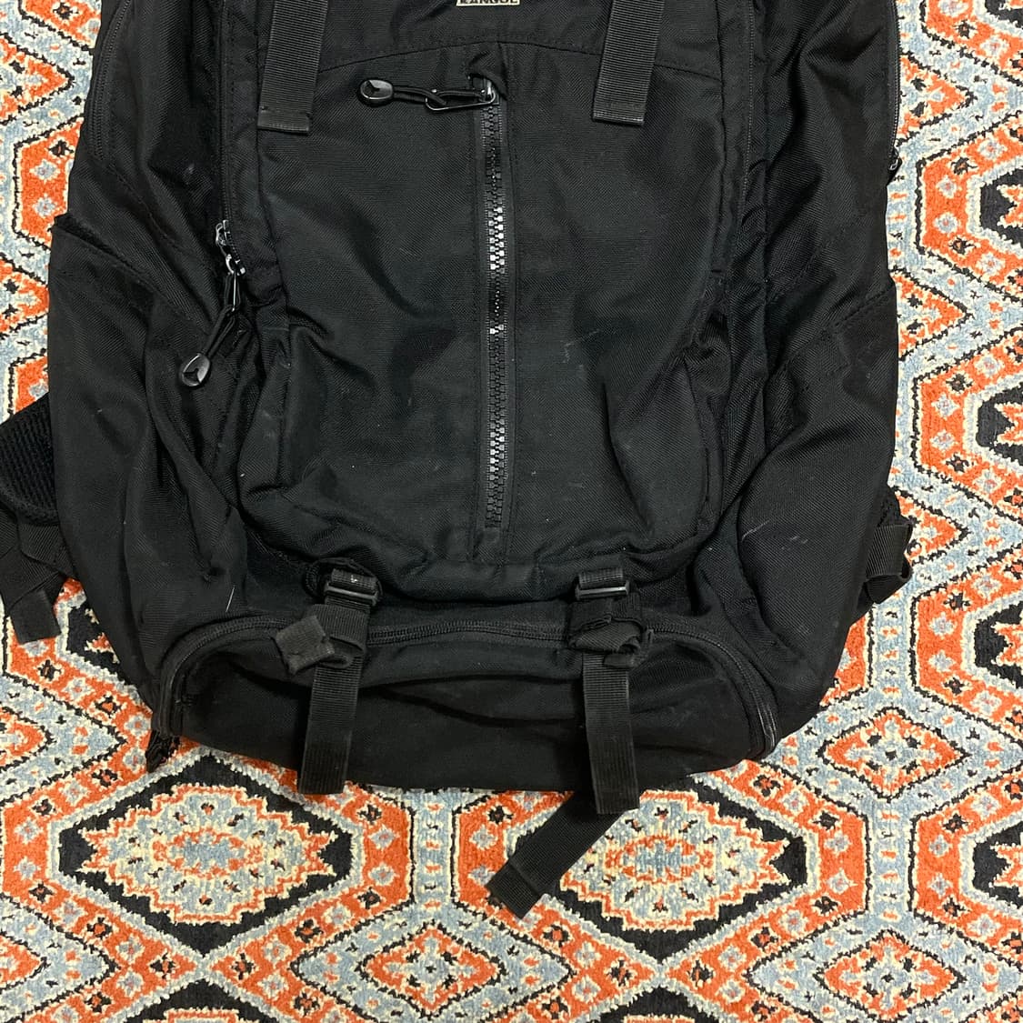 캉골 블랙 트래블 백팩 상품이미지3