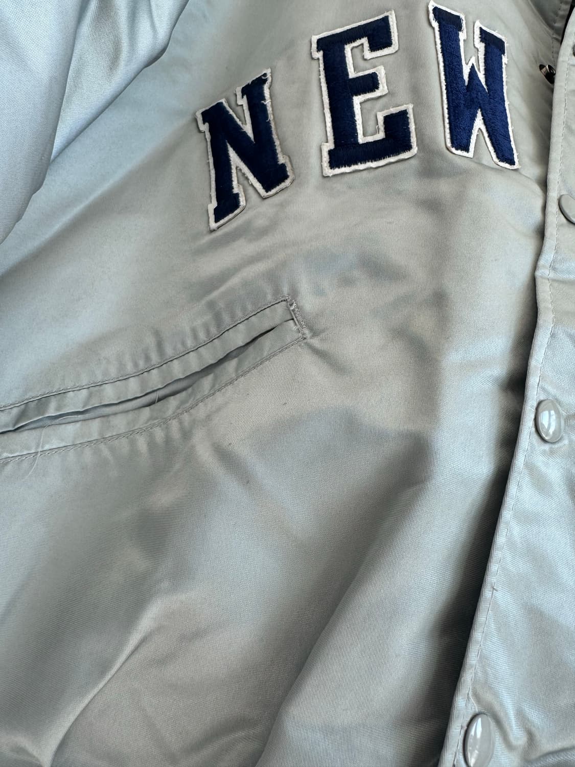 MLB 은색 스타디움 빈티지 자켓 상품이미지5