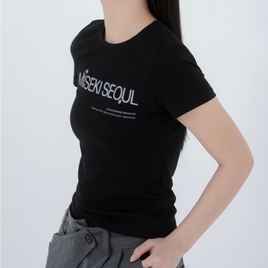 미세키서울 세미크롭 반팔 상품이미지2