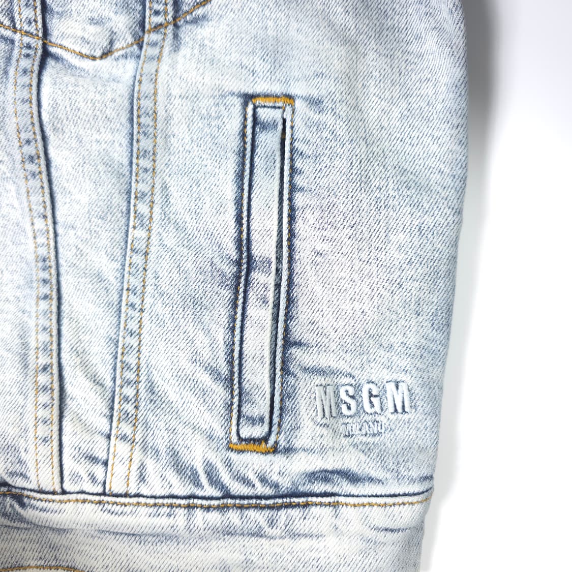 MSGM 데님 자켓 연청 (42) 상품이미지3