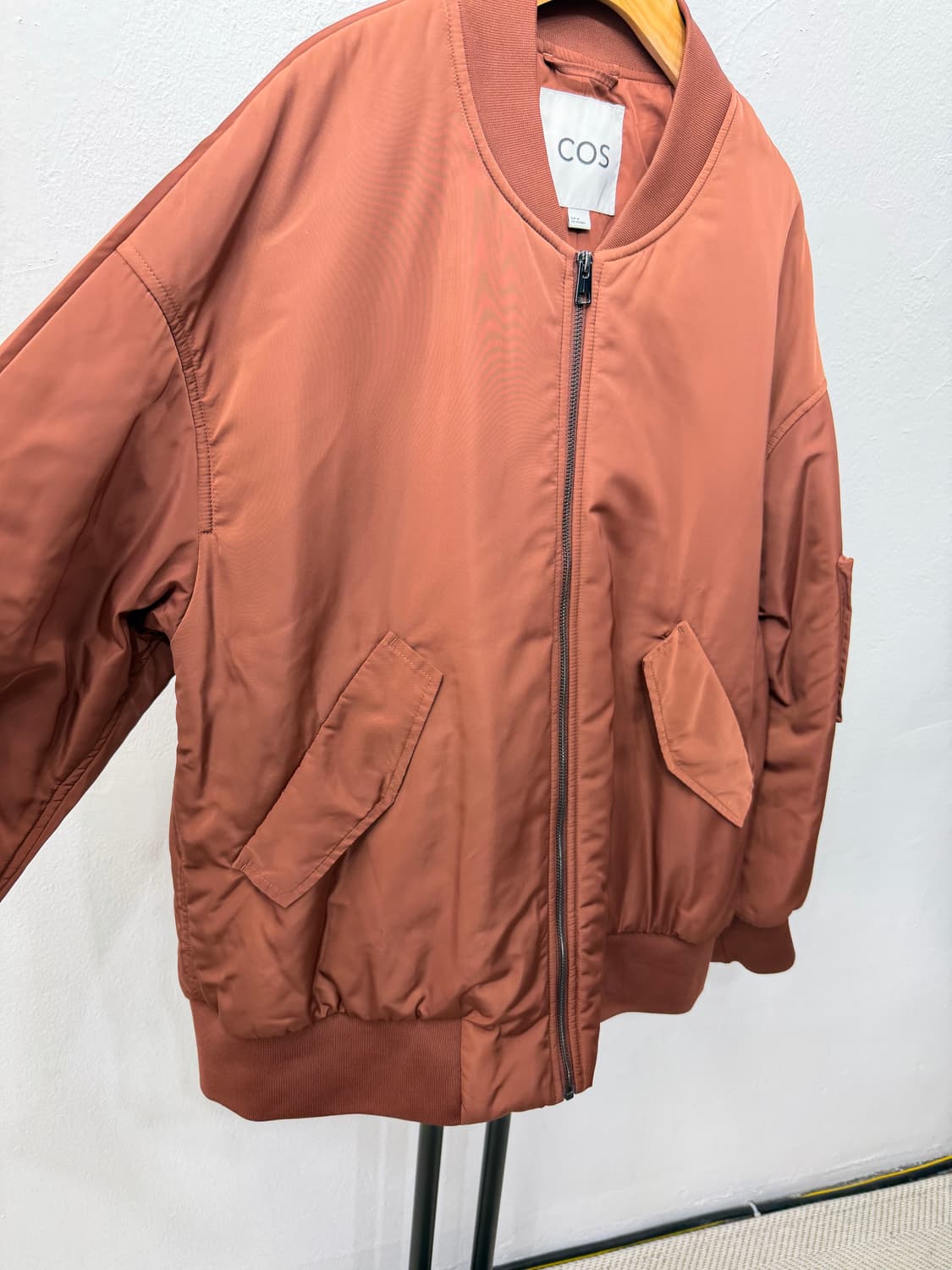 정품) COS 코스 남성 오버핏 봄버 자켓 M 상품이미지2