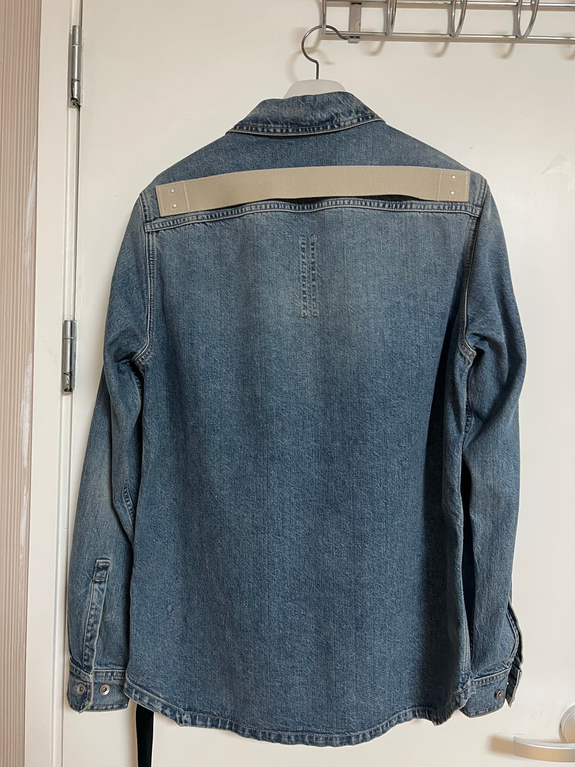 릭오웬스 rick owens 25ss denim shirts 데님 셔츠 상품이미지5