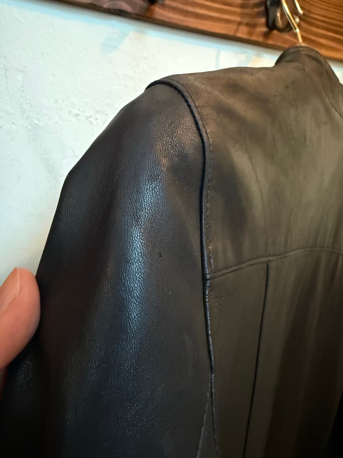 아네스베 나폴레옹 가죽자켓 상품이미지7