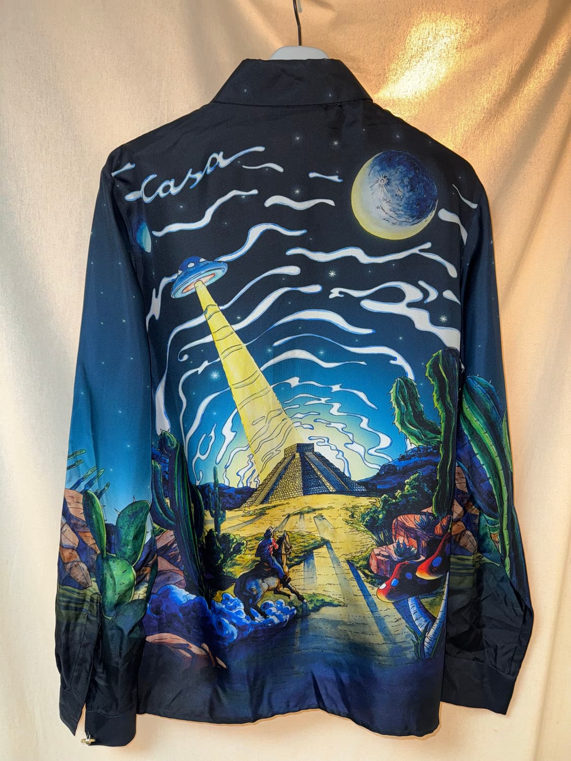 Casablanca 카사블랑카 실크 셔츠 M 상품이미지2