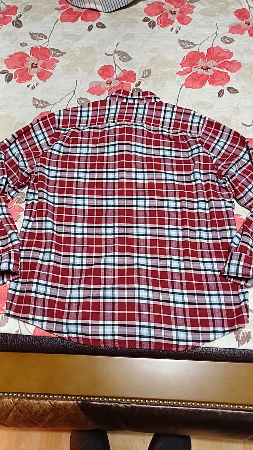 CQR 체크남방 빅사이즈115 가슴66 기장79 상품이미지4