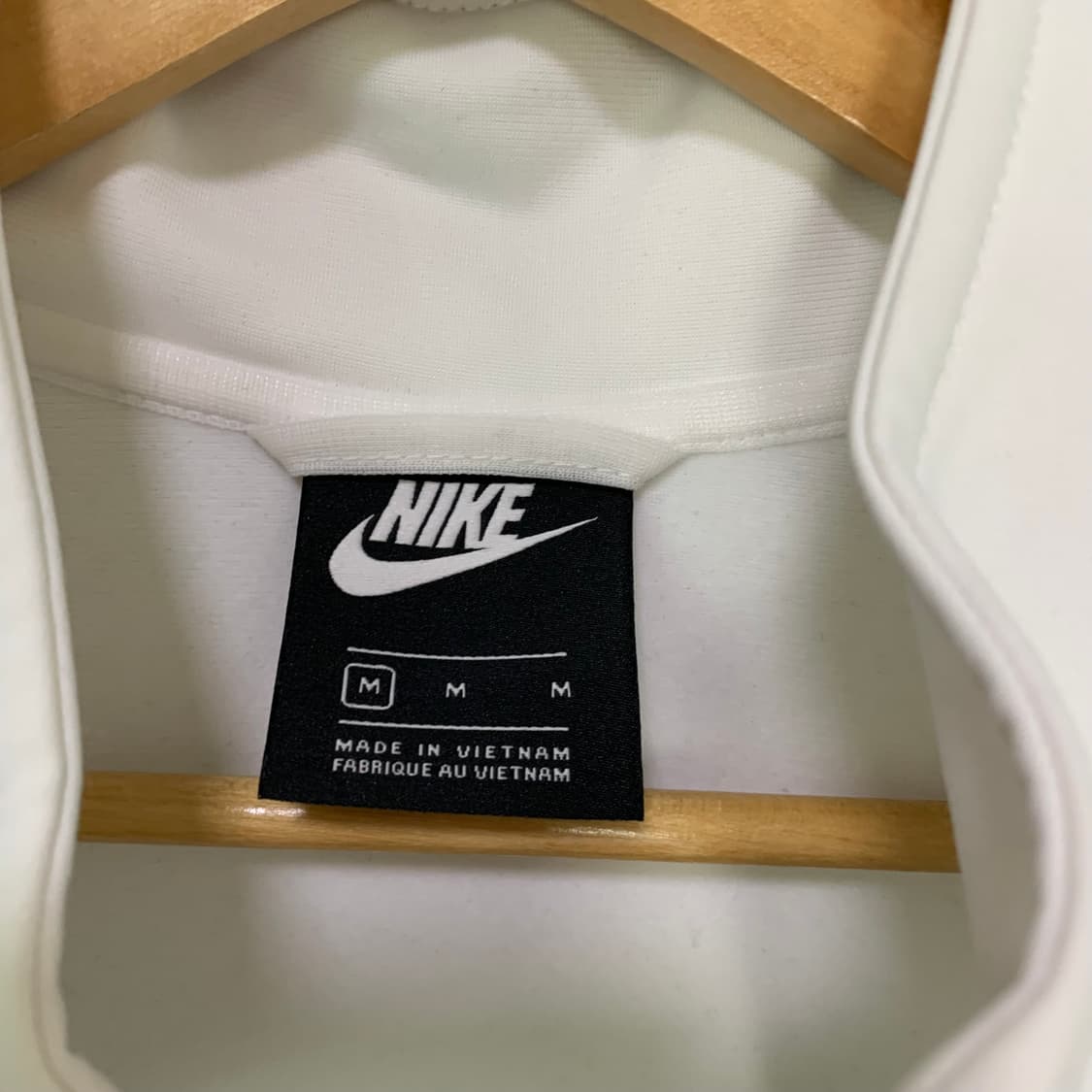 나이키 로고 화이트 배색 트랙탑 져지 무채색 00s M 상품이미지6