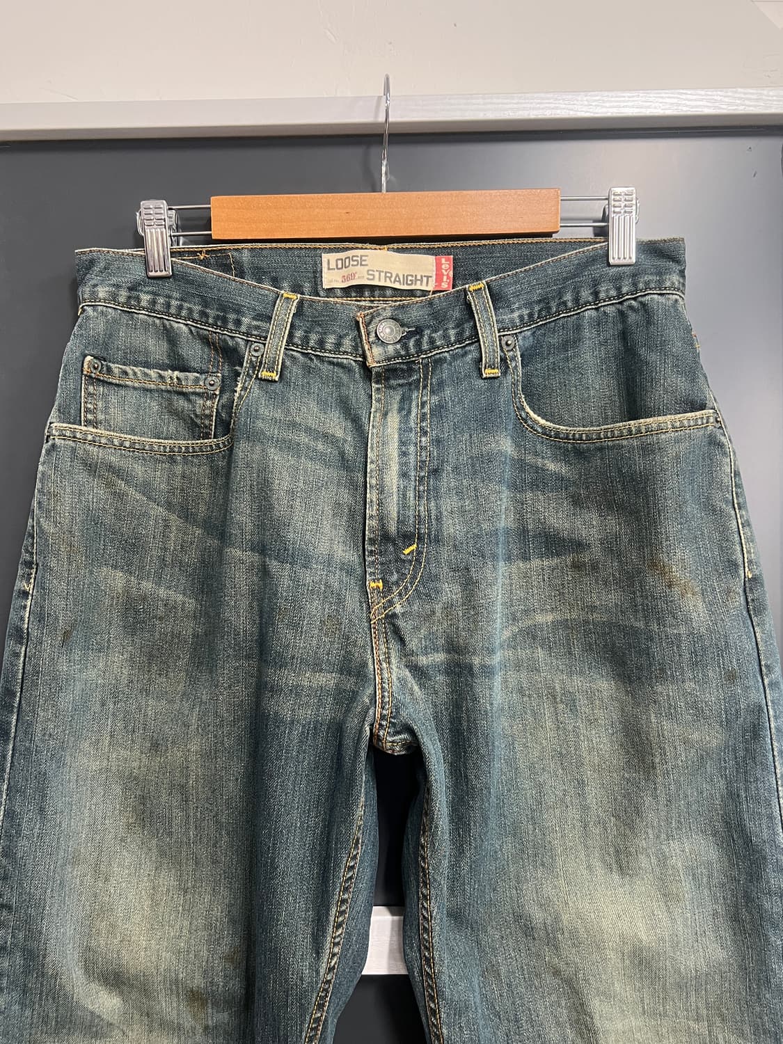 00‘s Levis 리바이스 569 루즈 스트레이트 데님 팬츠 상품이미지5