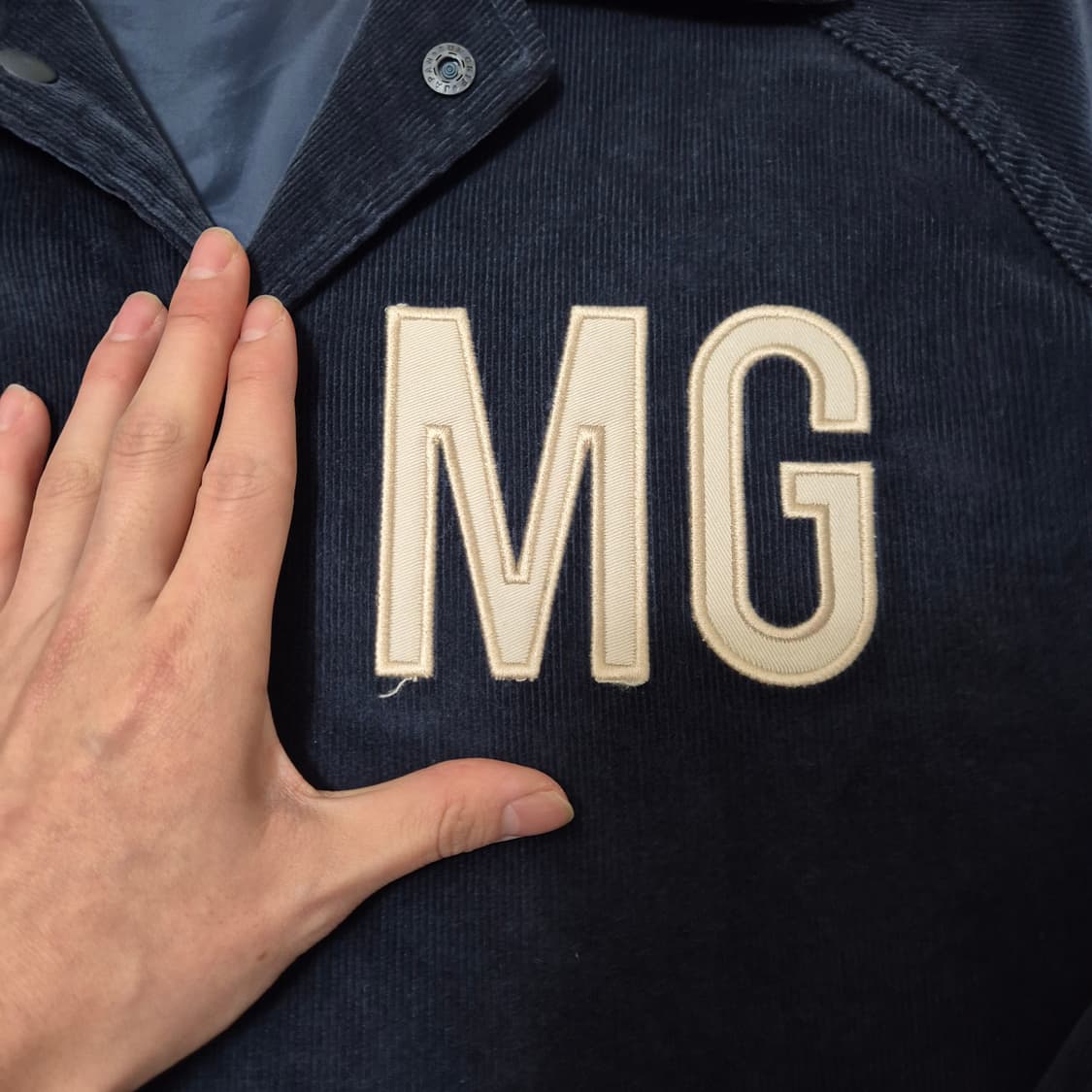 마하그리드 빅로고 코듀로이 코치자켓 L(100) 상품이미지4