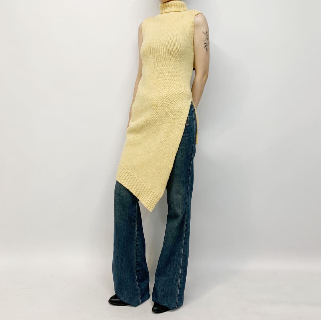 질 샌더 언발란스 니트 원피스 상품이미지1