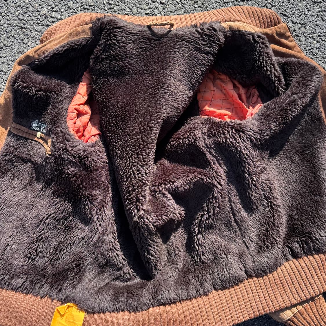 빈티지 그랜드 포드 스웨이드 블루종 상품이미지6