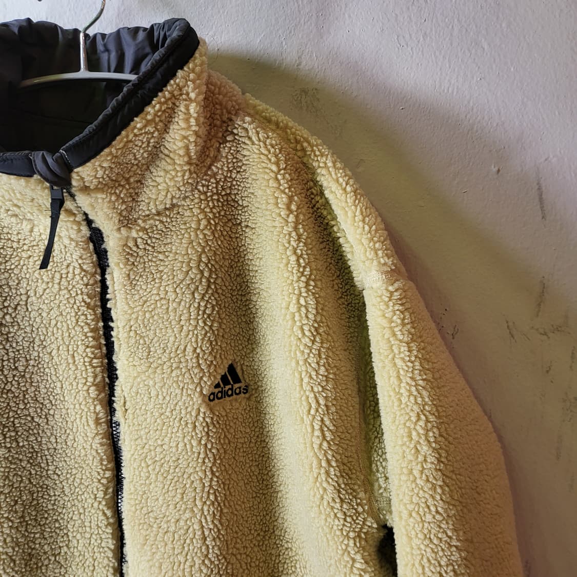 아디다스 롱 리버시블 쉐르파 자켓 (XL) 상품이미지3