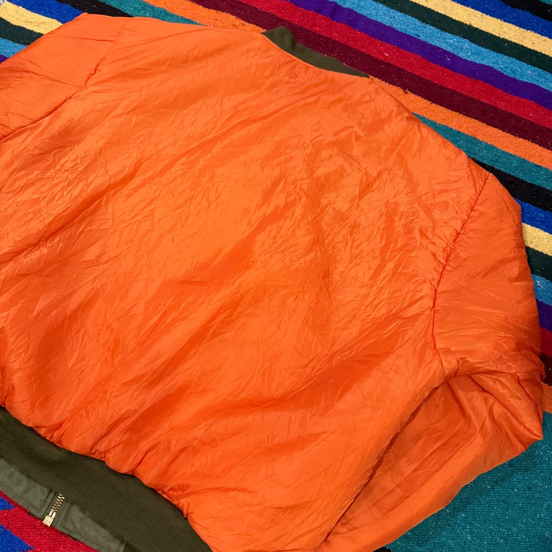 빈티지 리버시블 팬텀 밀리커리 항공점퍼 (MA-1) 110-115 상품이미지9