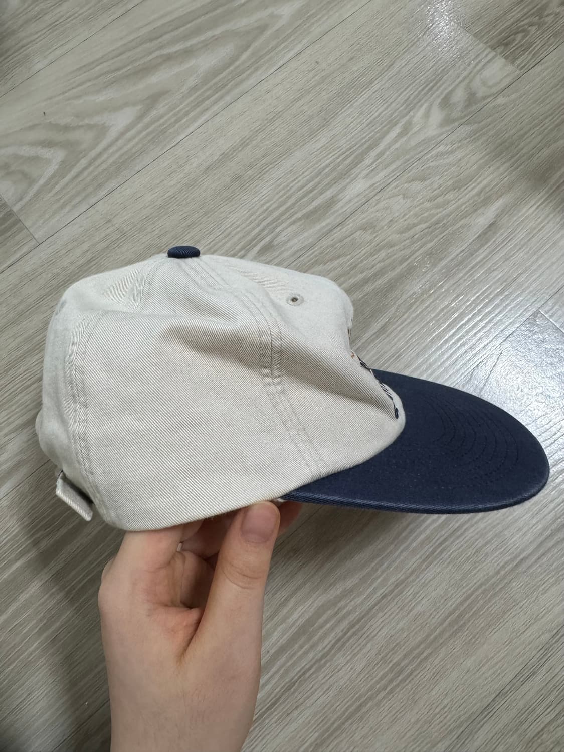 헬로 선라이즈 투 톤 워시드 OG 로고 6패널 캡 상품이미지4