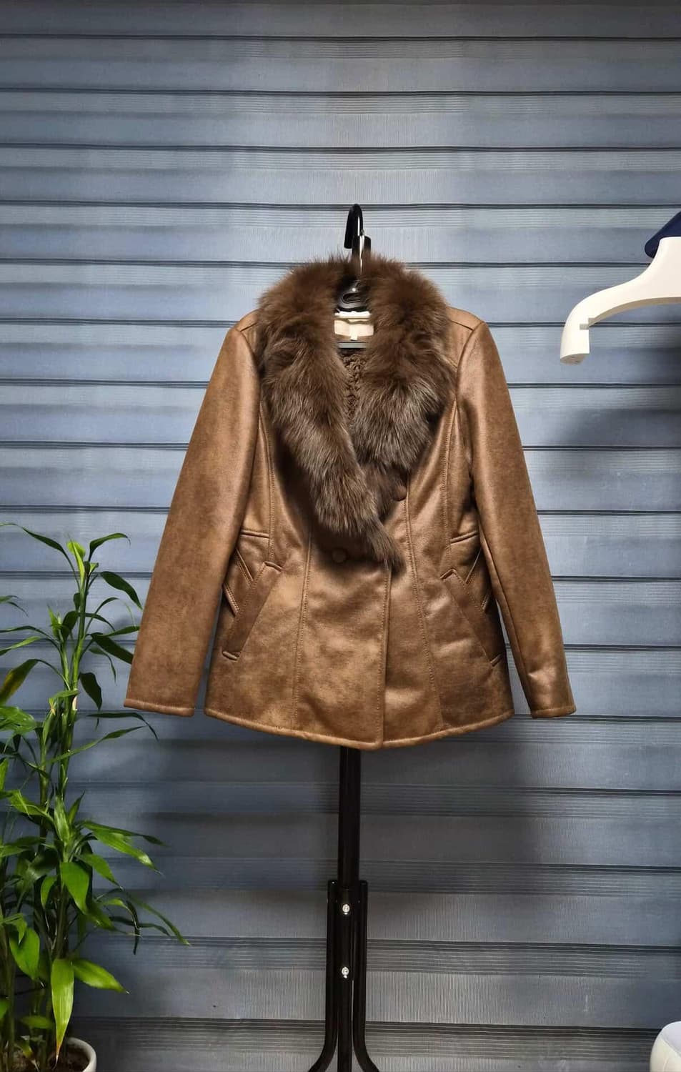 Olivia Lauren 여성 여우털  폭스퍼 무스탕 코트 95 상품이미지1