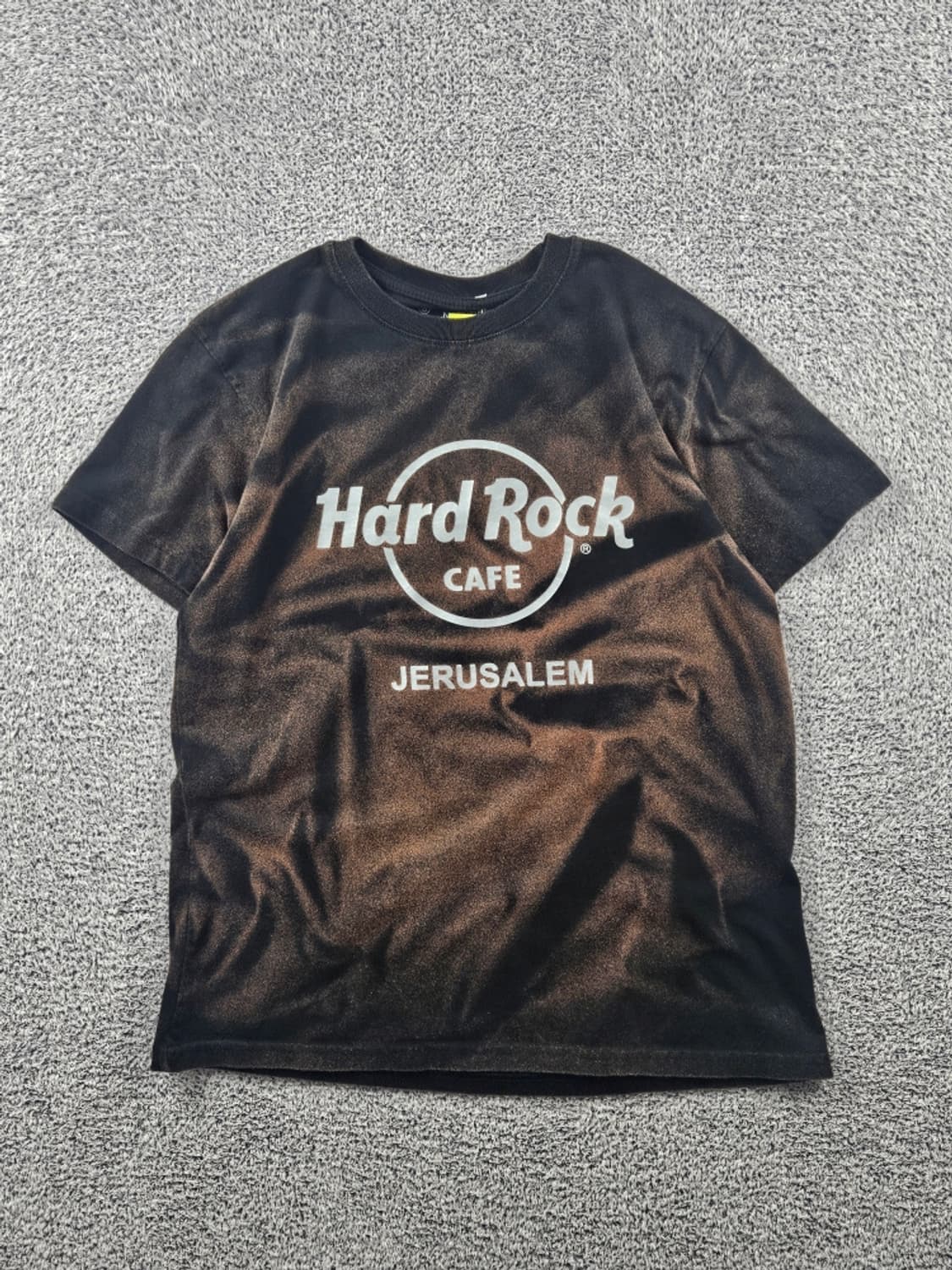 하드락카페 예루살렘 다잉워시드 커스텀 반팔 티셔츠 ( S )/ 11371 상품이미지1