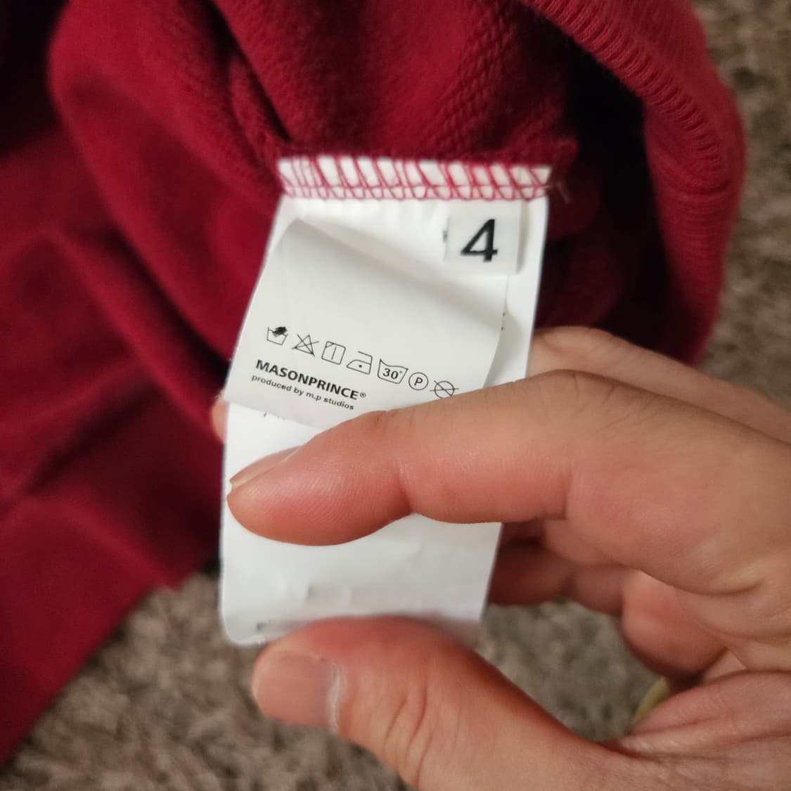 Mason Prince 라글란 스웻 맨투맨 티셔츠 4size 상품이미지5