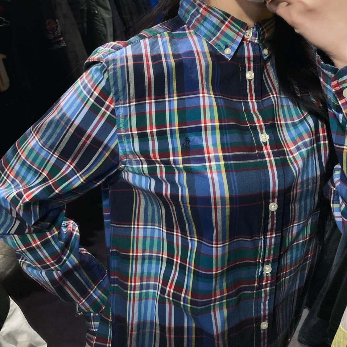 [IM] 폴로 랄프로렌 마드라스 체크 블루 셔츠 상품이미지6