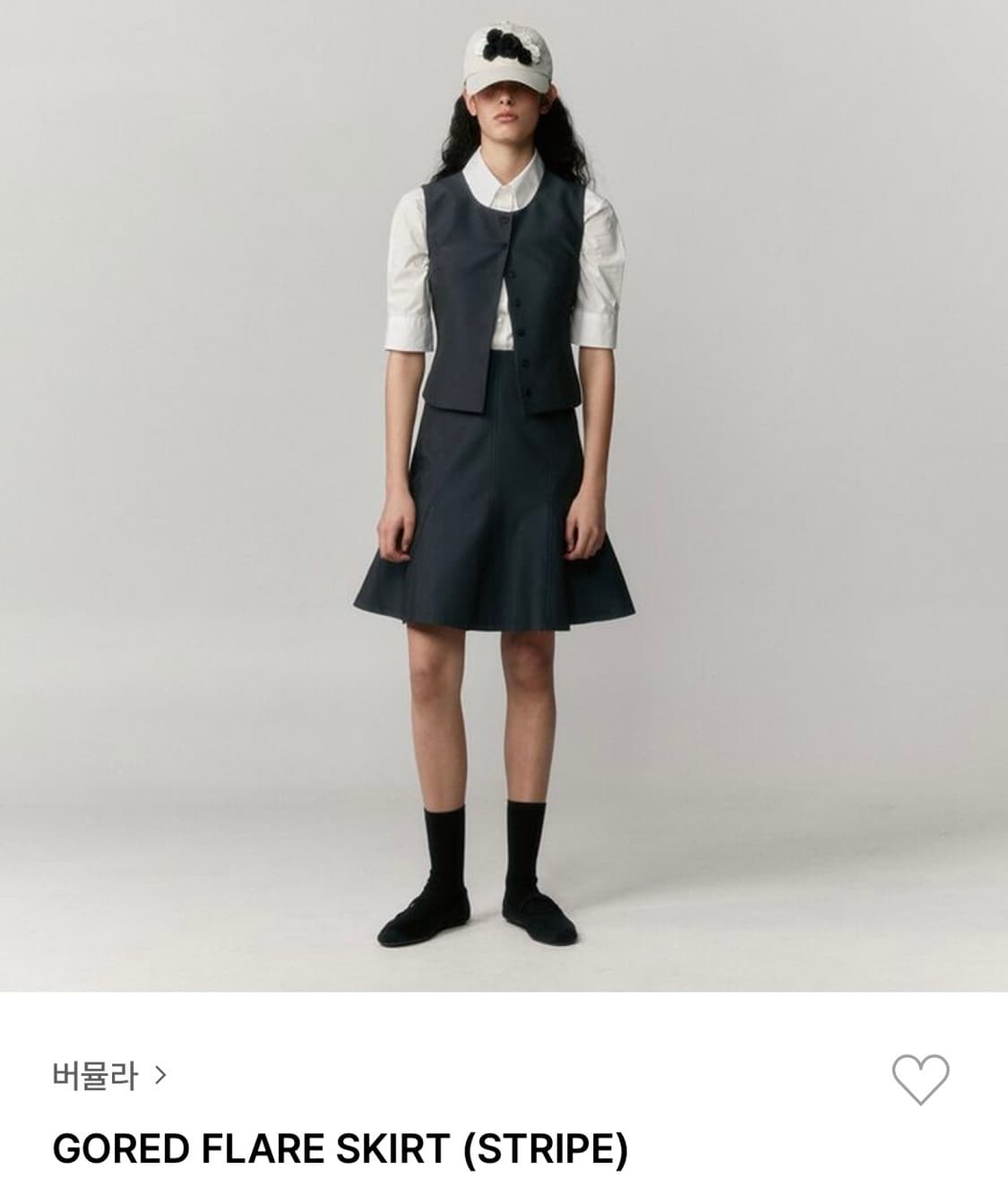 버뮬라 스트라이프 스커트 상품이미지1