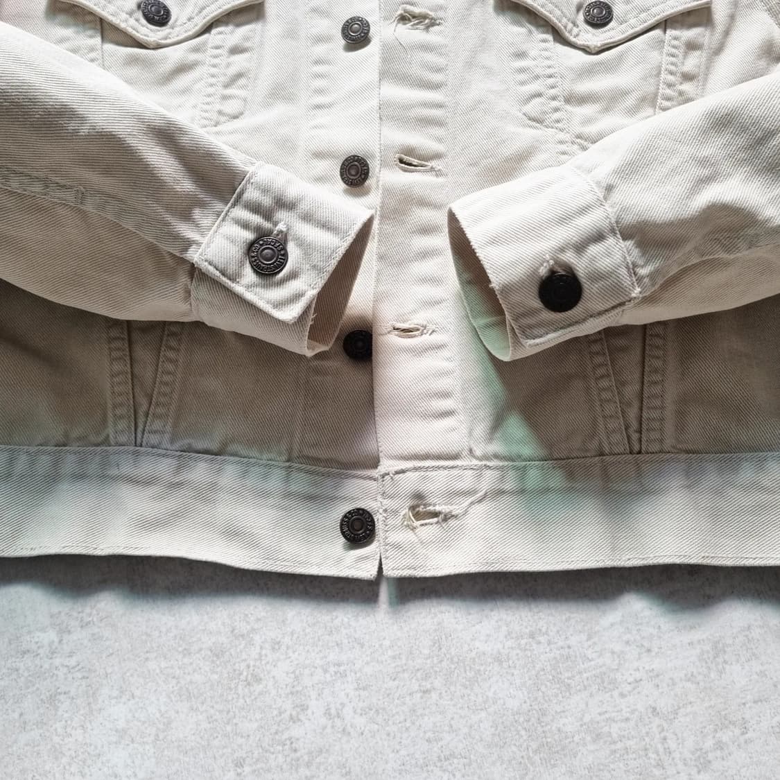 60s LEVI'S 840B Cotton Twill Jkt 42sz 상품이미지7