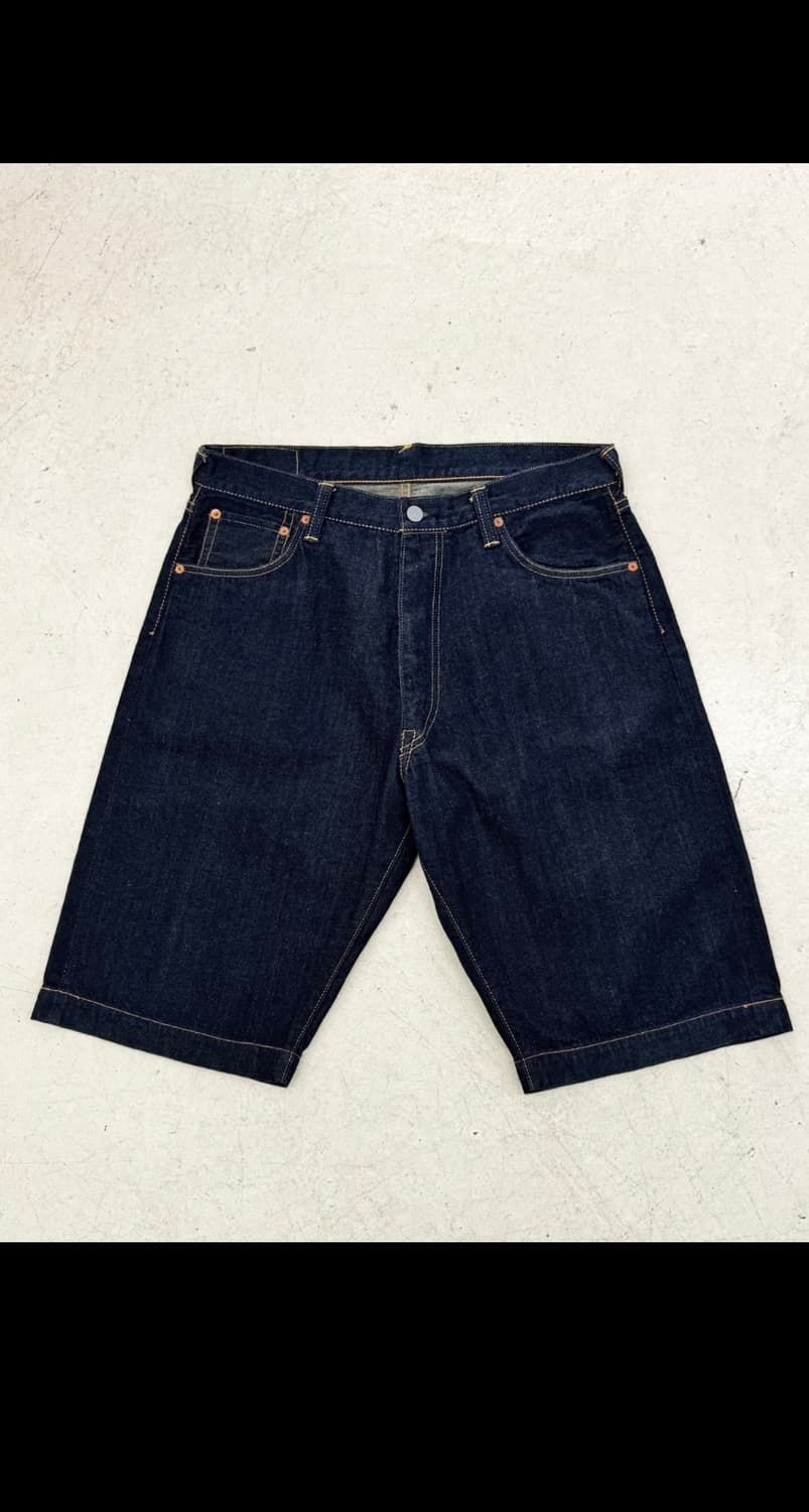 EVISU denim shorts 34size 상품이미지3