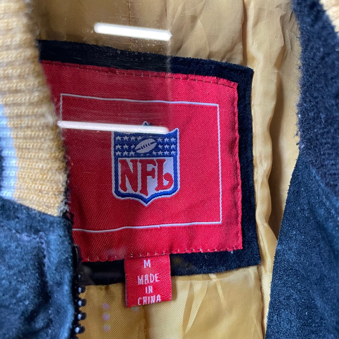 NFL 피츠버그 스틸러스 가죽 바시티 자켓 상품이미지9