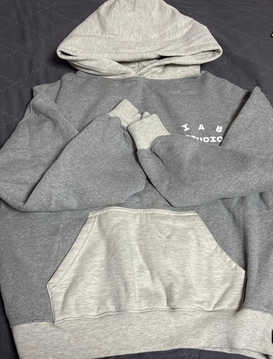 아이앱 스튜디오 후드 듀얼 그레이 M 상품이미지2