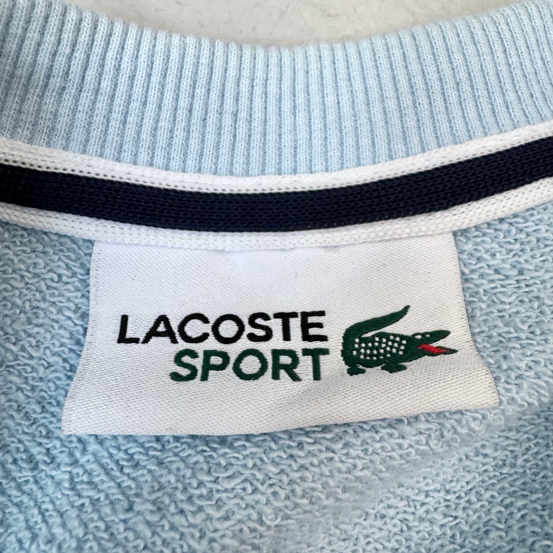 라코스테 하늘색 맨투맨 상품이미지5