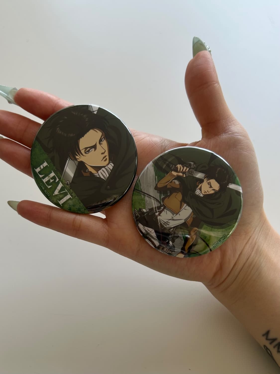 attack on titan levi can badge set 상품이미지1