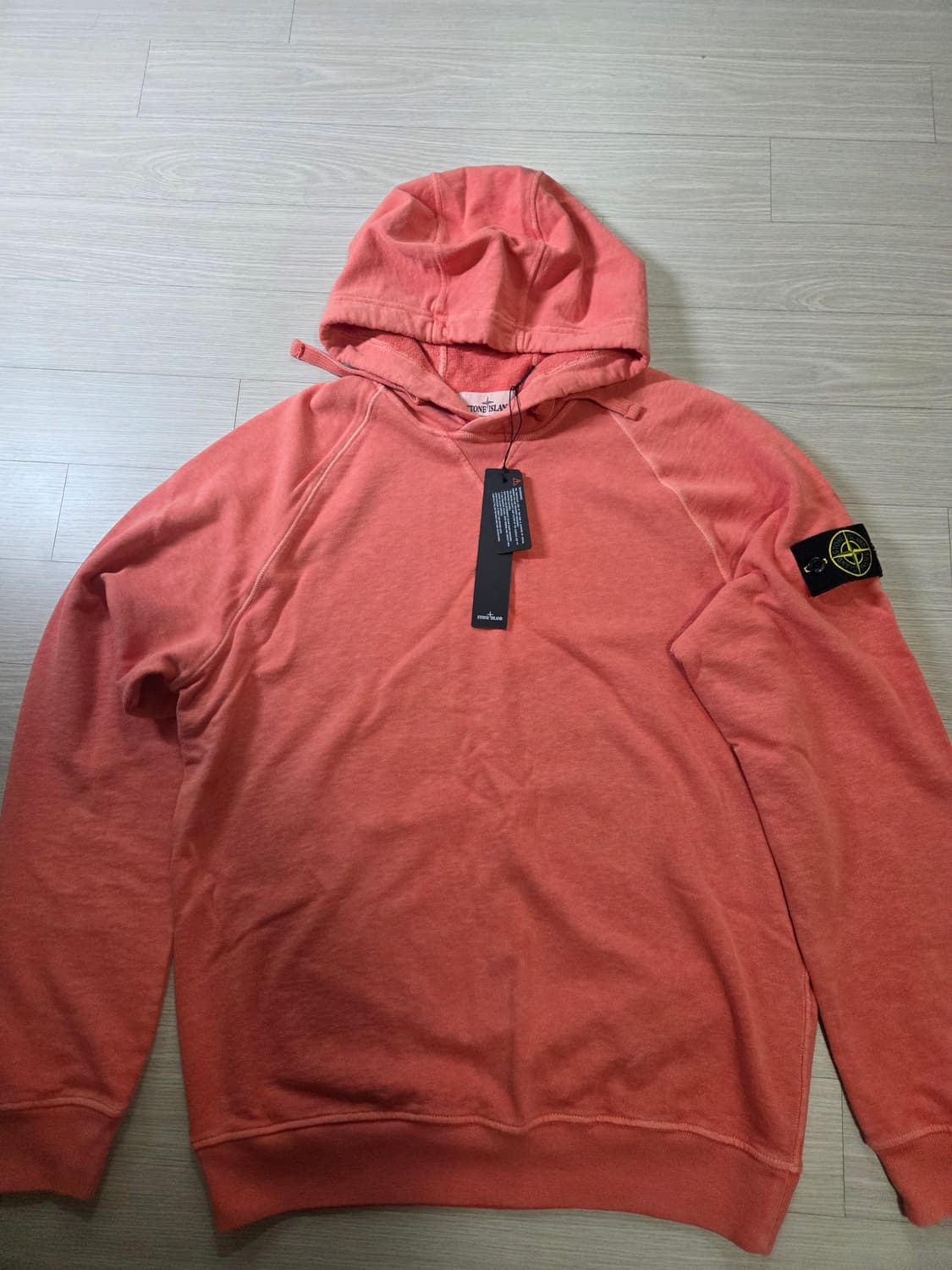 [새제품/급처] 스톤아일랜드 플리스 가먼트 다이드 후드티 상품이미지1