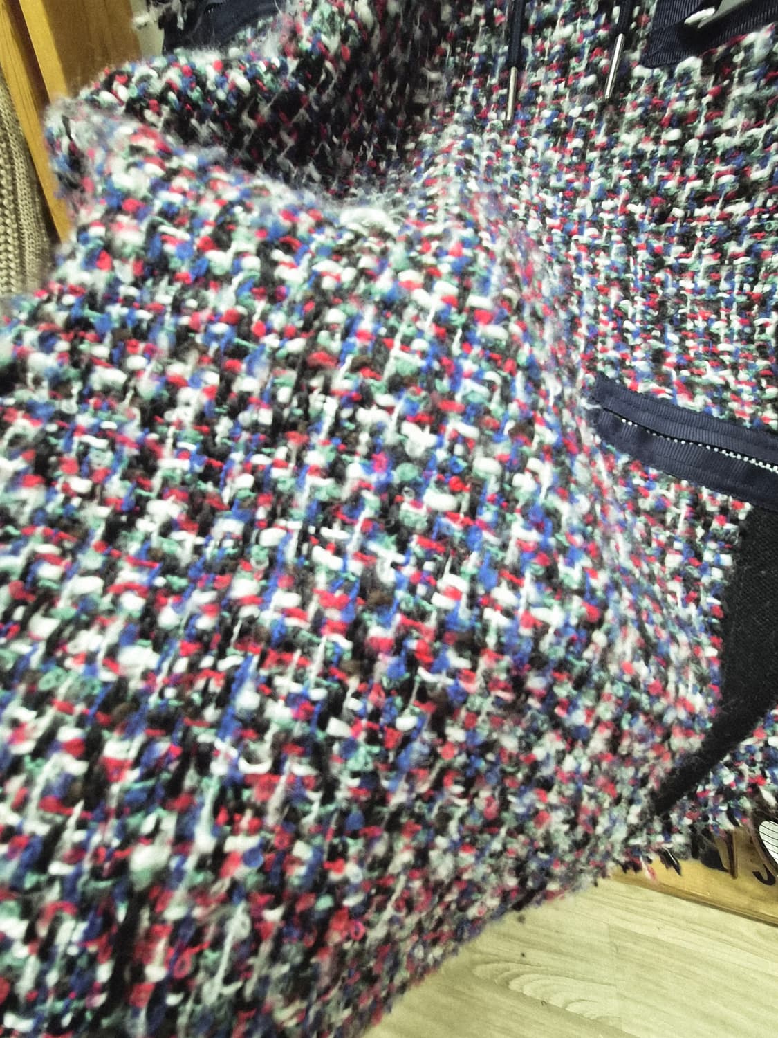 사카이 트위드 스커트 상품이미지3