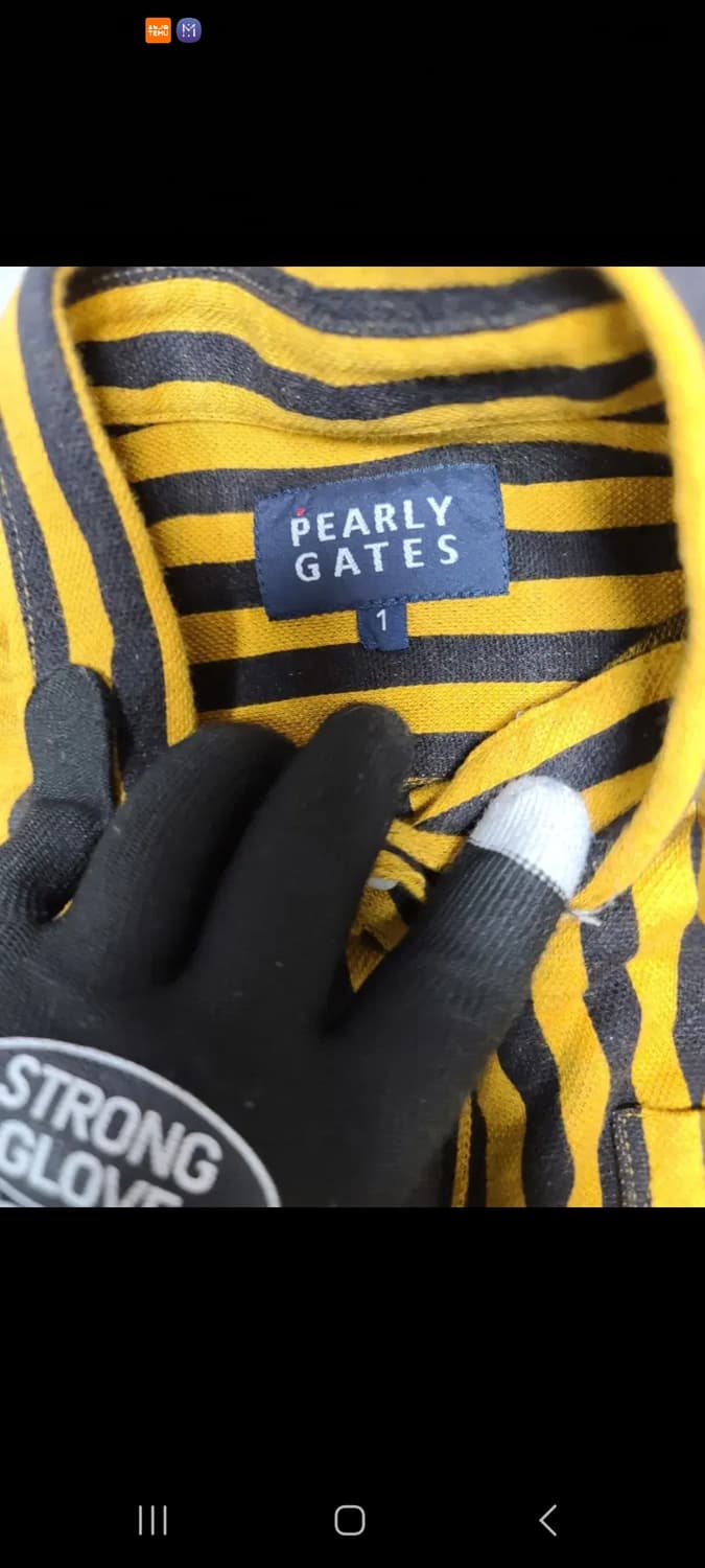 파리게이츠 PEARLY GATES 스트라이프 셔츠 1사이즈  55적당 상품이미지6