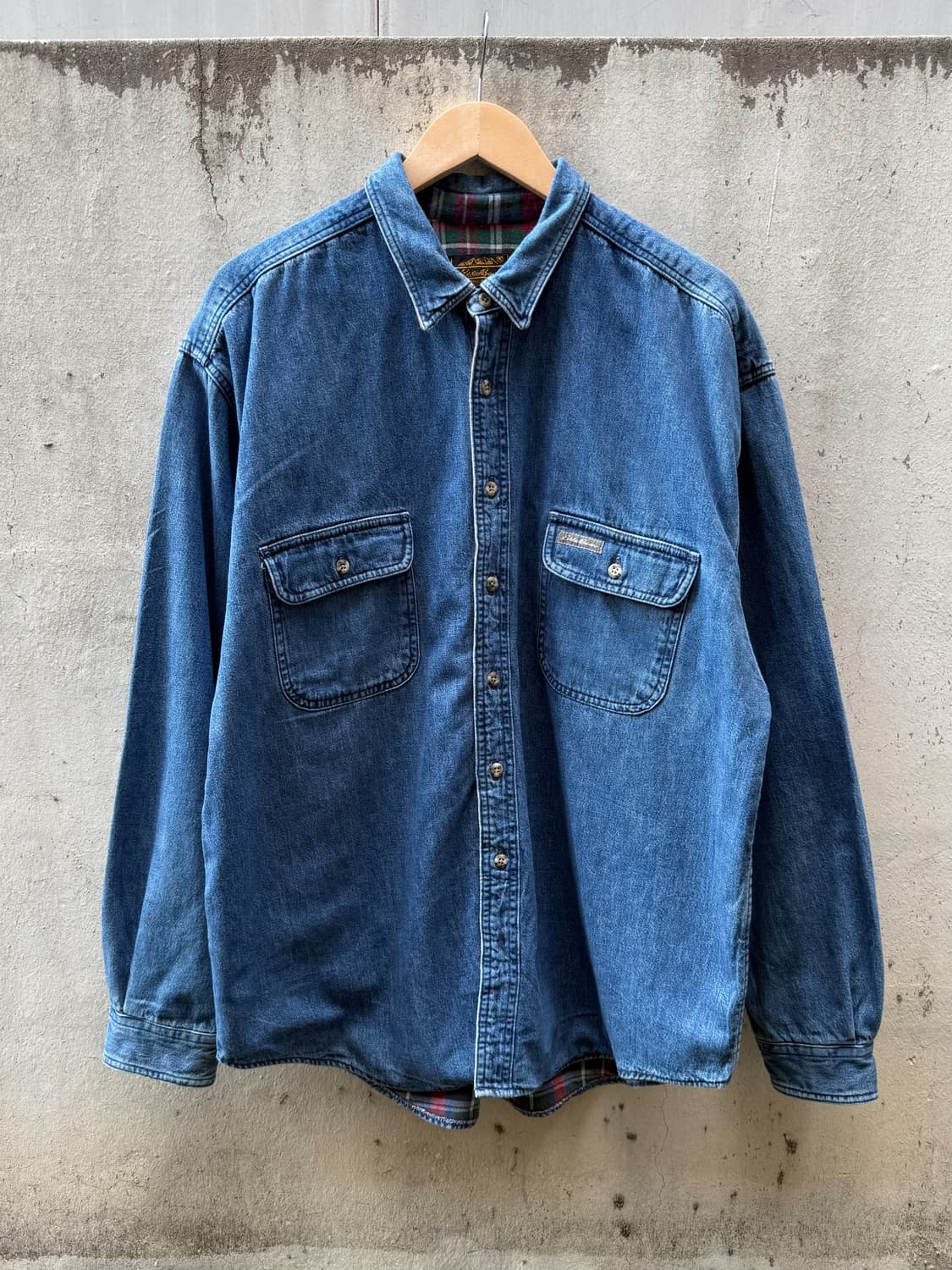 90s Eddie Bauer Denim Over Shirt  상품이미지3