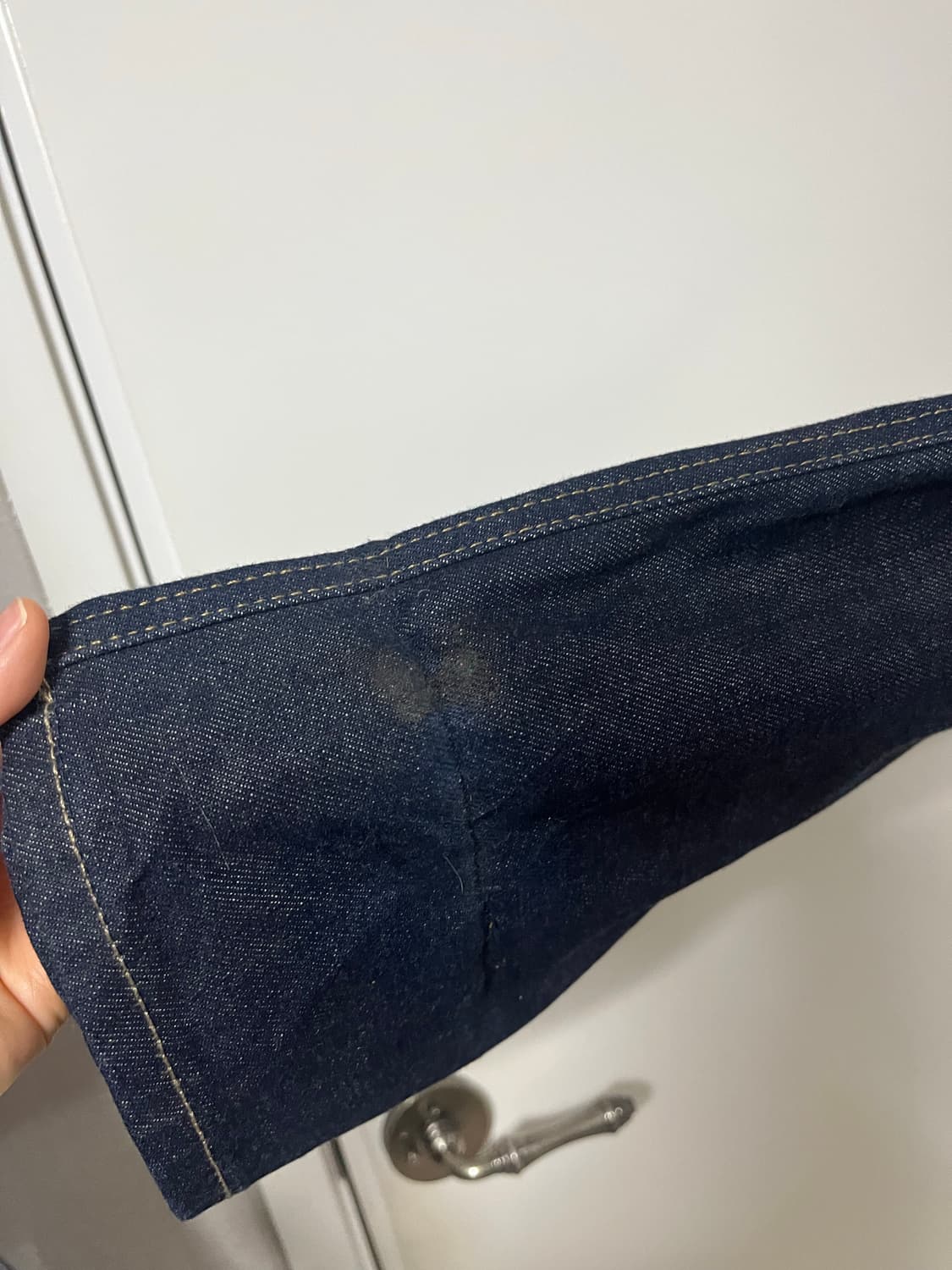 자라 생지 데님 팬츠 청바지 eu34 스트레이트핏 상품이미지4