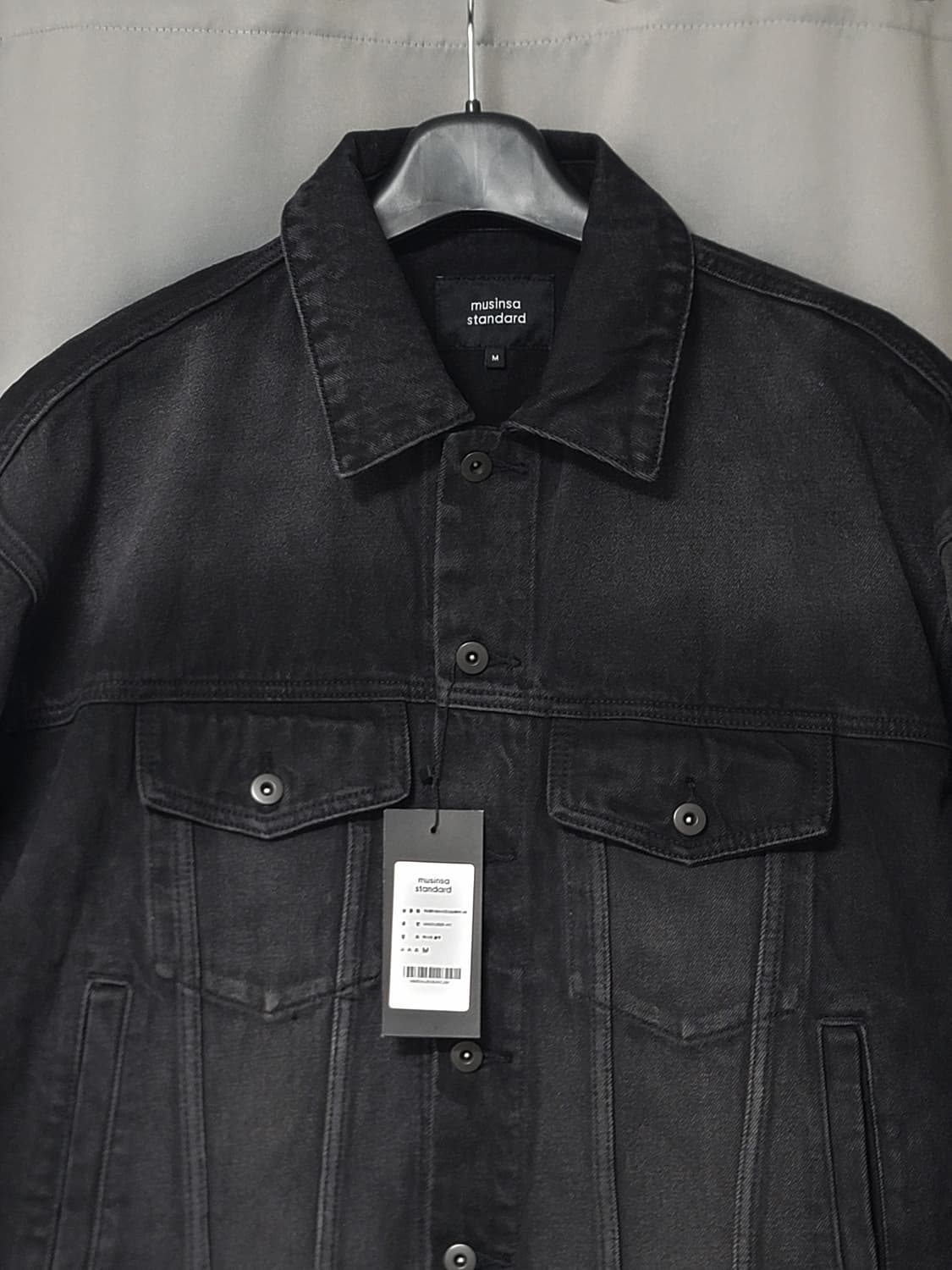 무신사스탠다드 엑스트라 오버사이즈 데님자켓 M 새제품 상품이미지3
