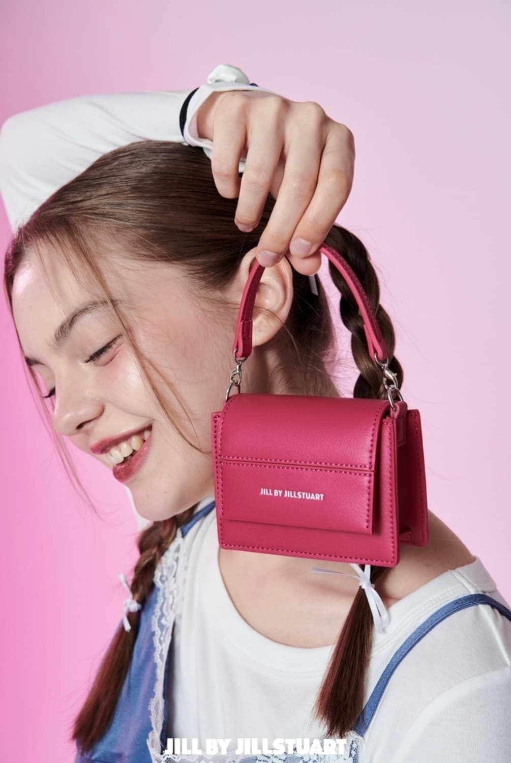 질바이질스튜어트 미니 체인크로스백-마젠타 상품이미지3