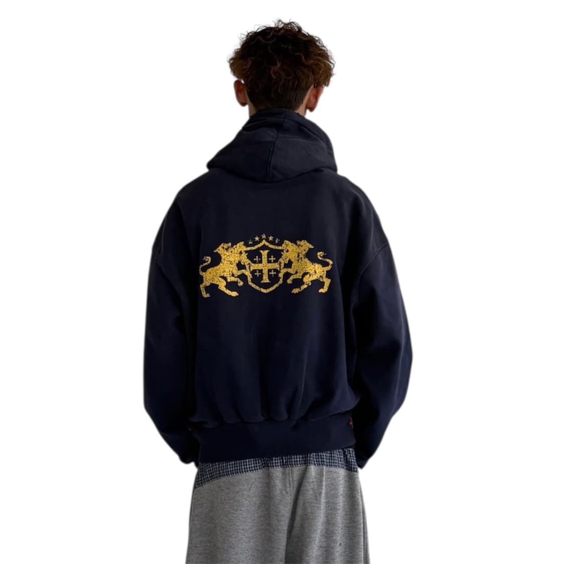 B.access Washed Animal Graphic Hoodie 상품이미지3