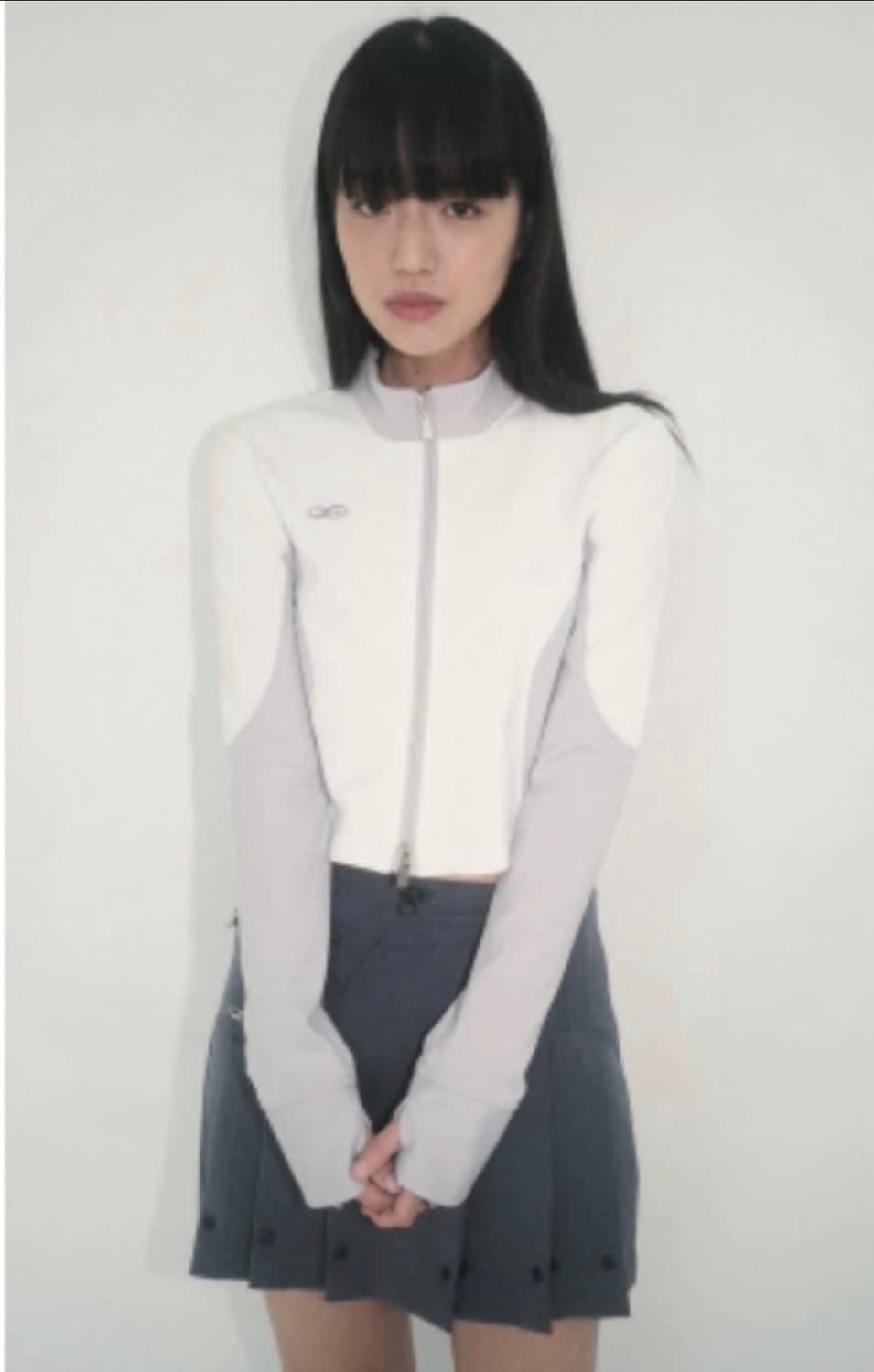 허그유어스킨 슬림져지 그레이 새상품 상품이미지1