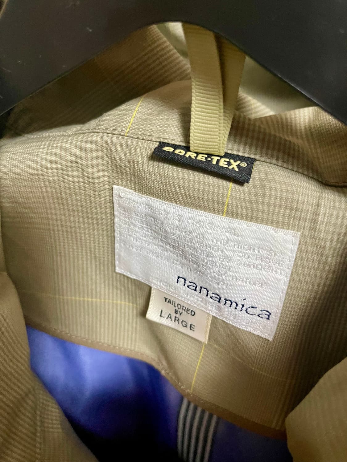 나나미카(nanamica) 고어텍스 크루저 재킷(GORE-TEX) 상품이미지5