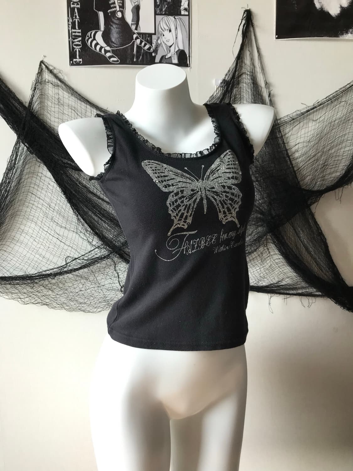 Butterfly lace detailed sleeveless   상품이미지2