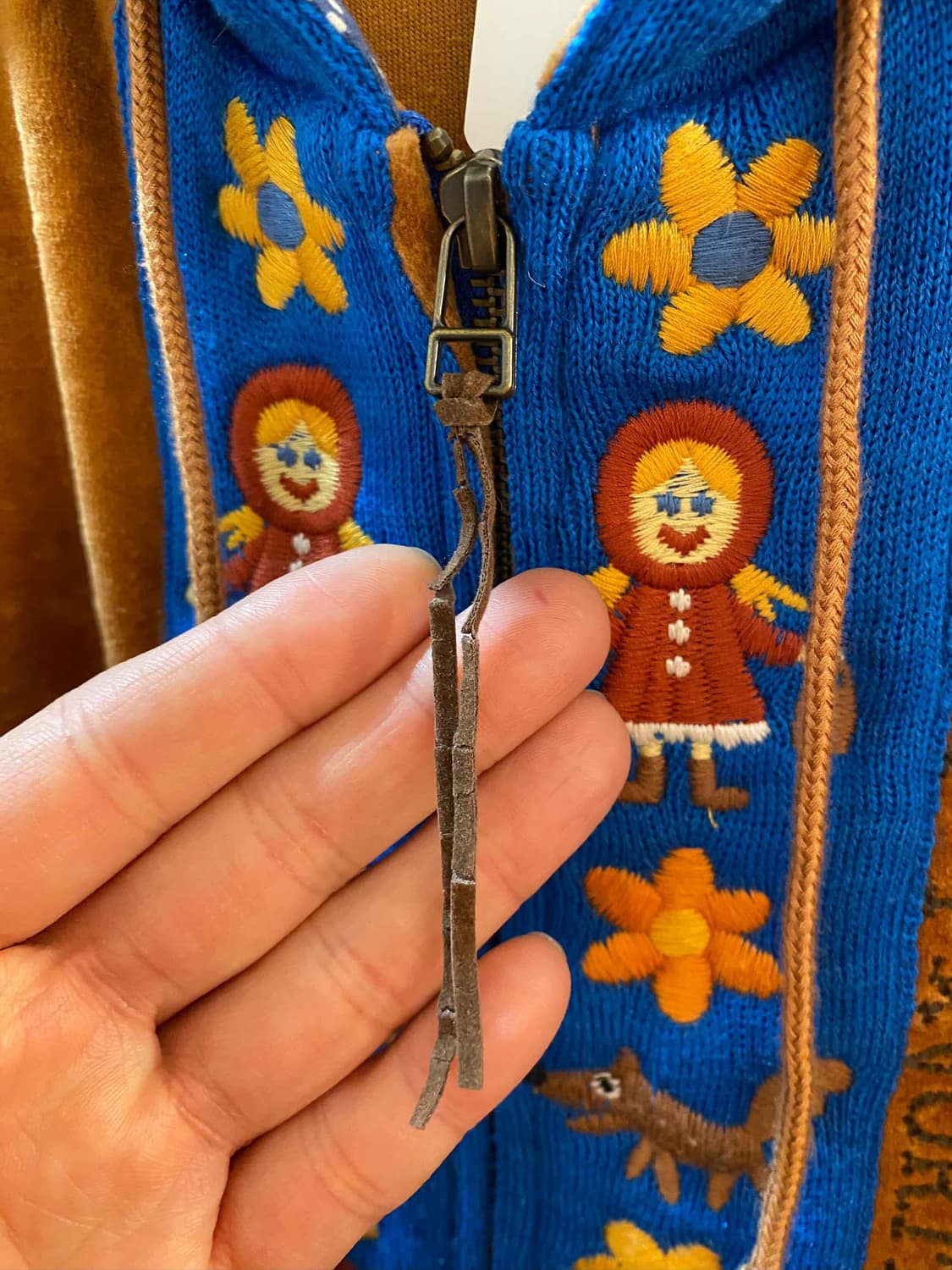 rough 빨간모자 패턴 후드집업 상품이미지7