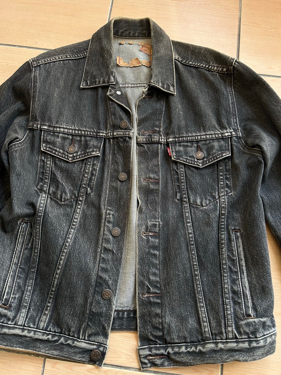 90‘s 리바이스3rd 블랙 트러커 상품이미지2