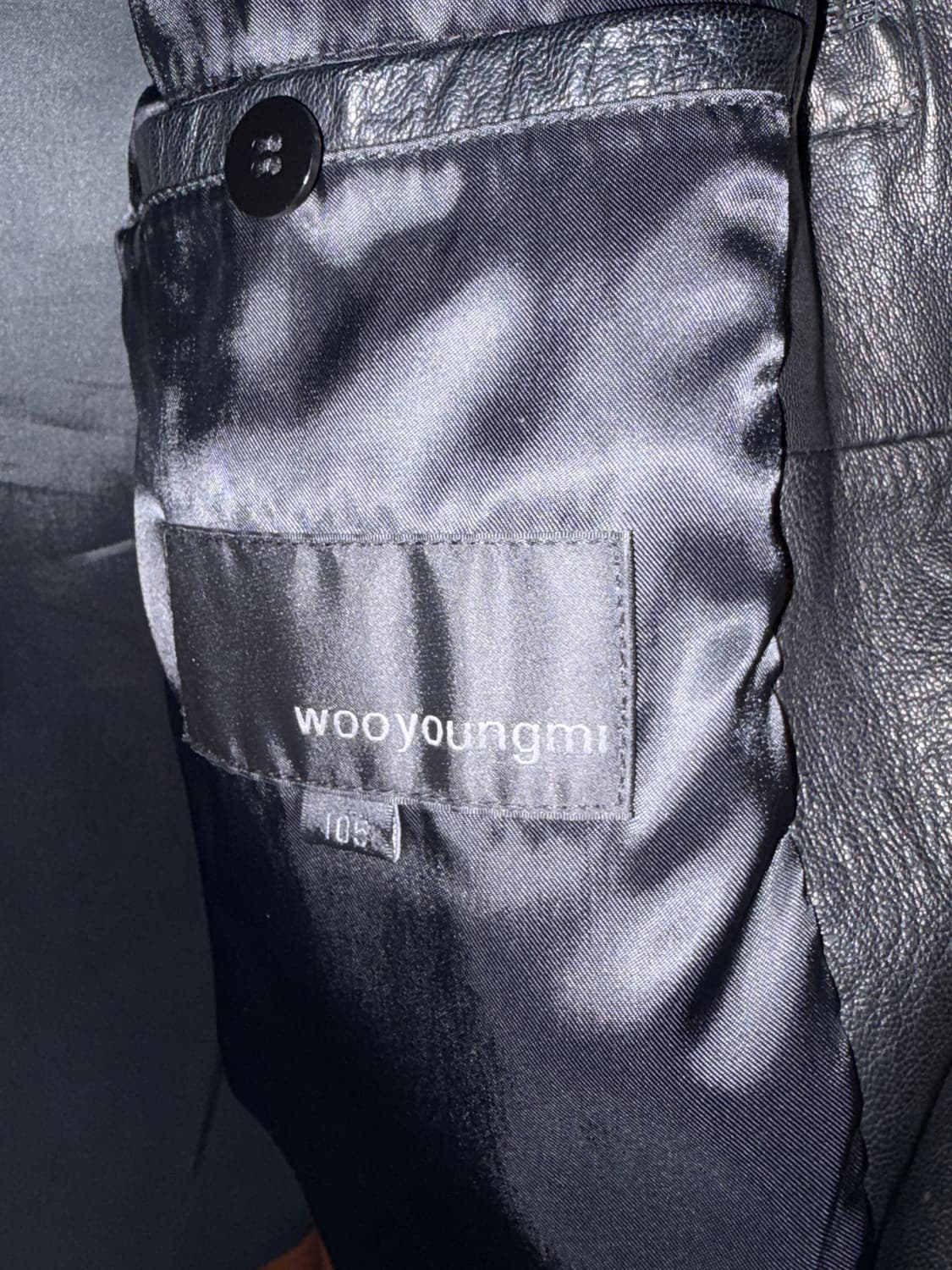 우영미 레더자켓 XL 상품이미지2