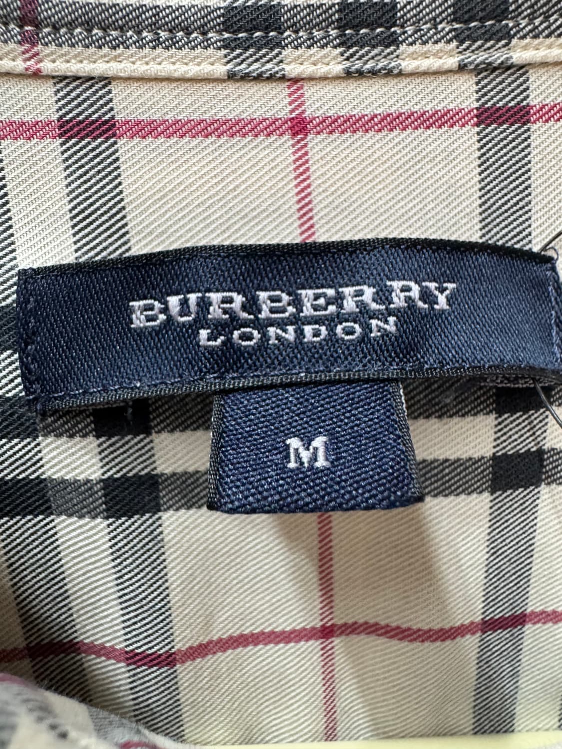 버버리 원포켓 로고 노바체크 셔츠 M(L) 상품이미지6